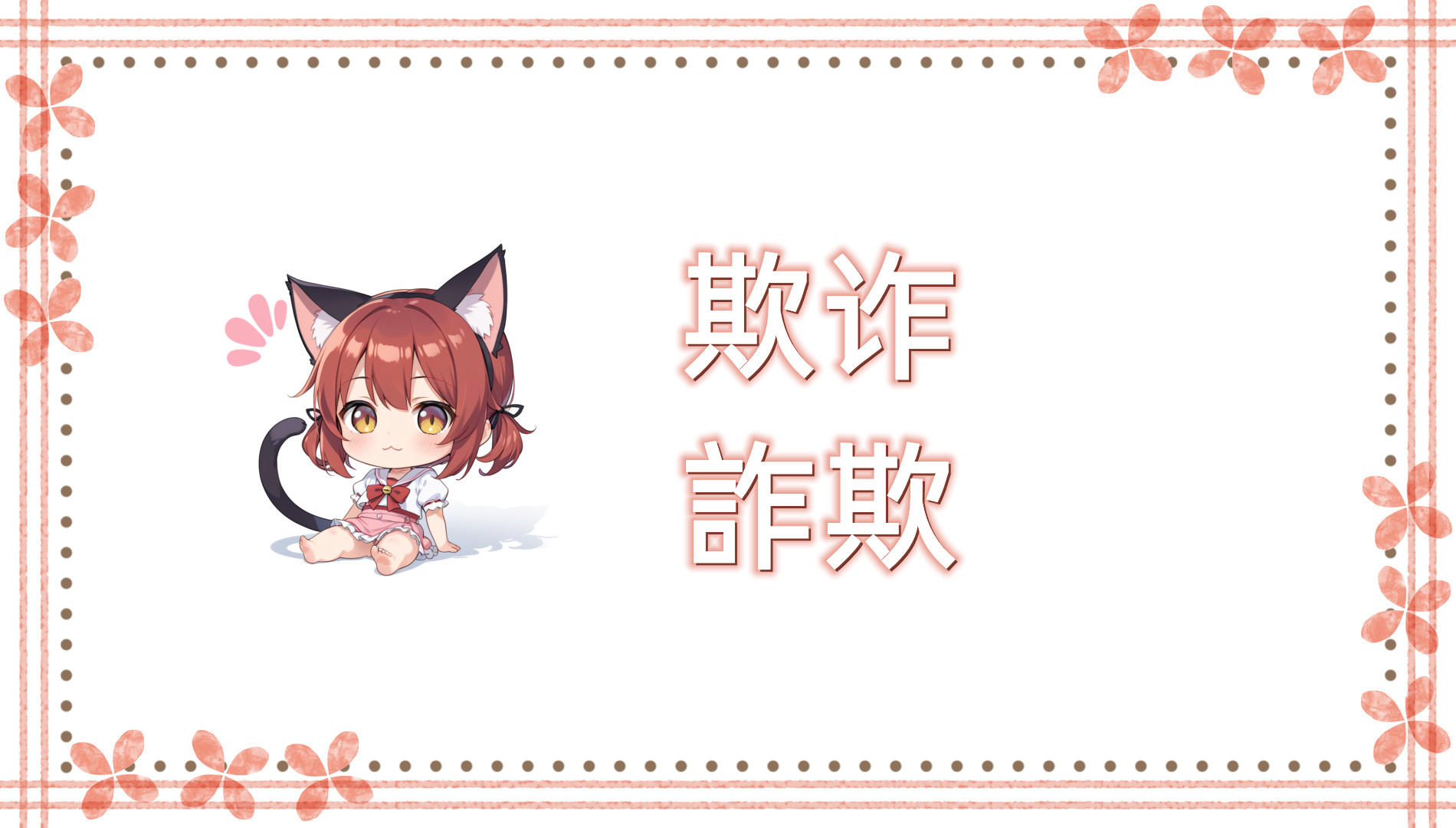 欺诈（詐欺）