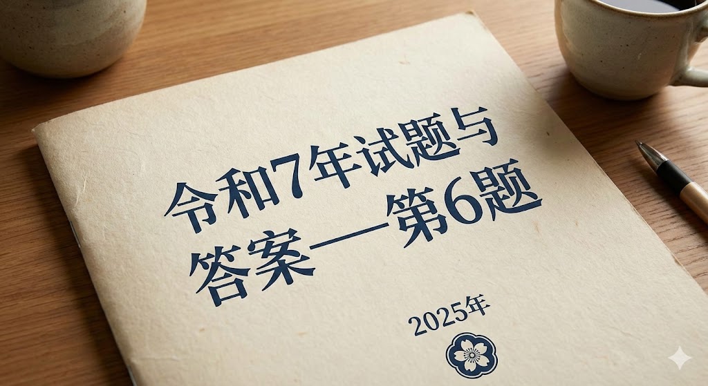 令和7年试题与答案——第6题