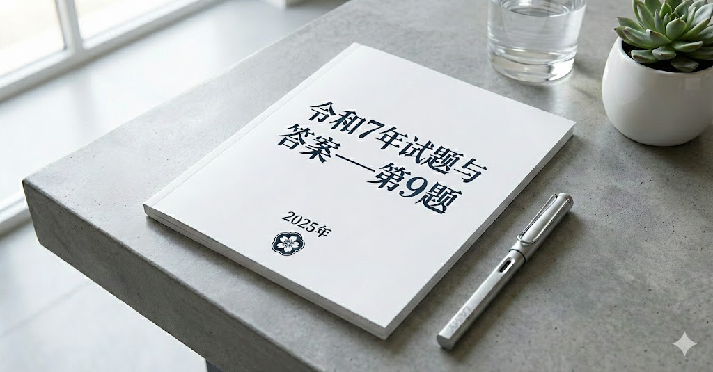令和7年试题与答案——第9题