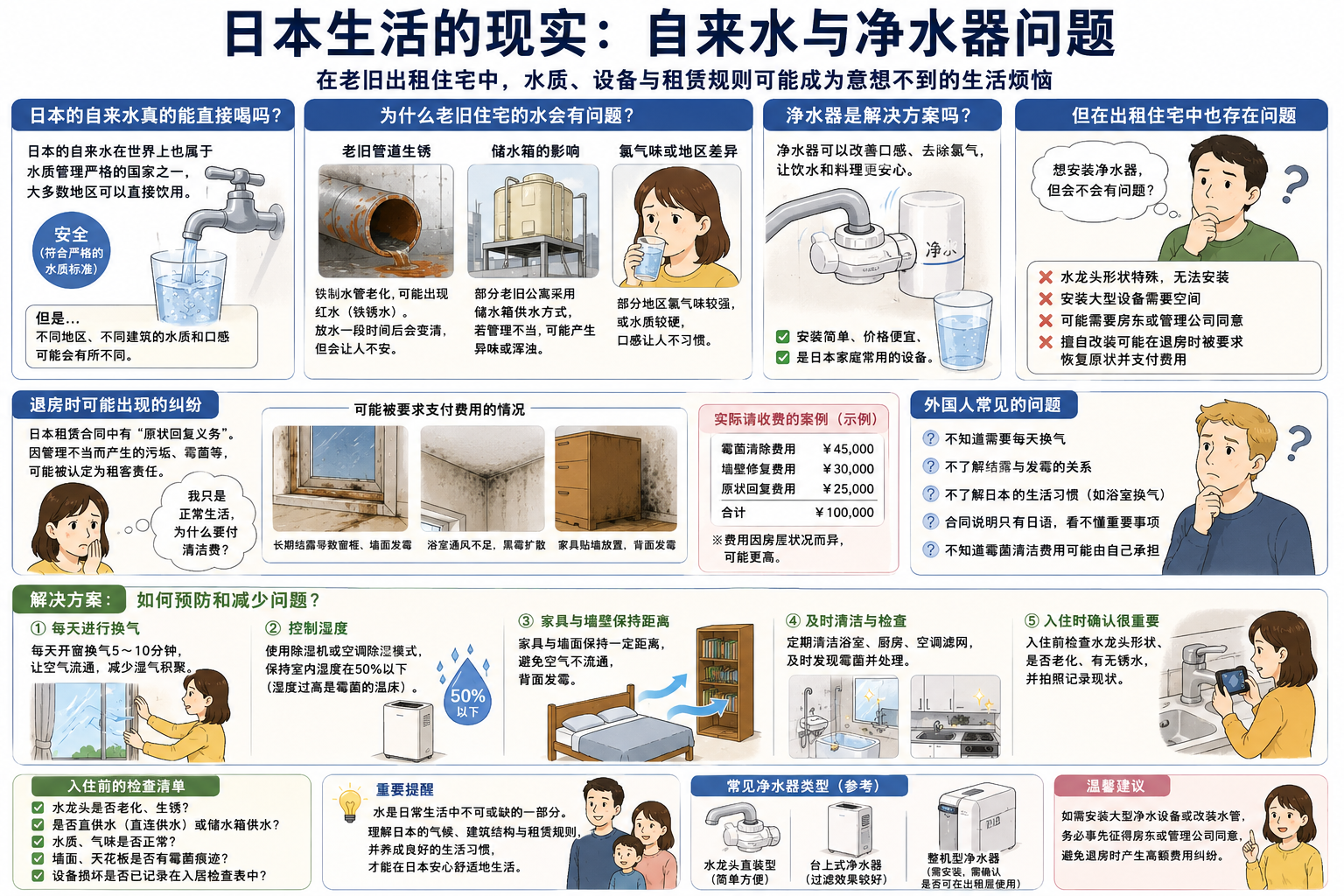 日本生活的现实ー自来水与净水器问题