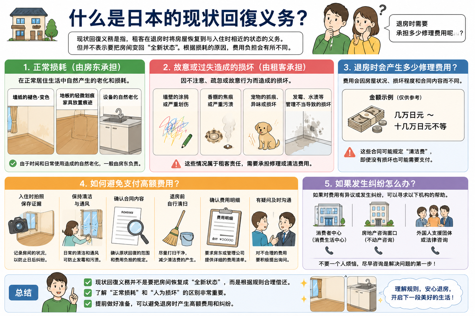 日本房地产⑦ 什么是“原状恢复义务”