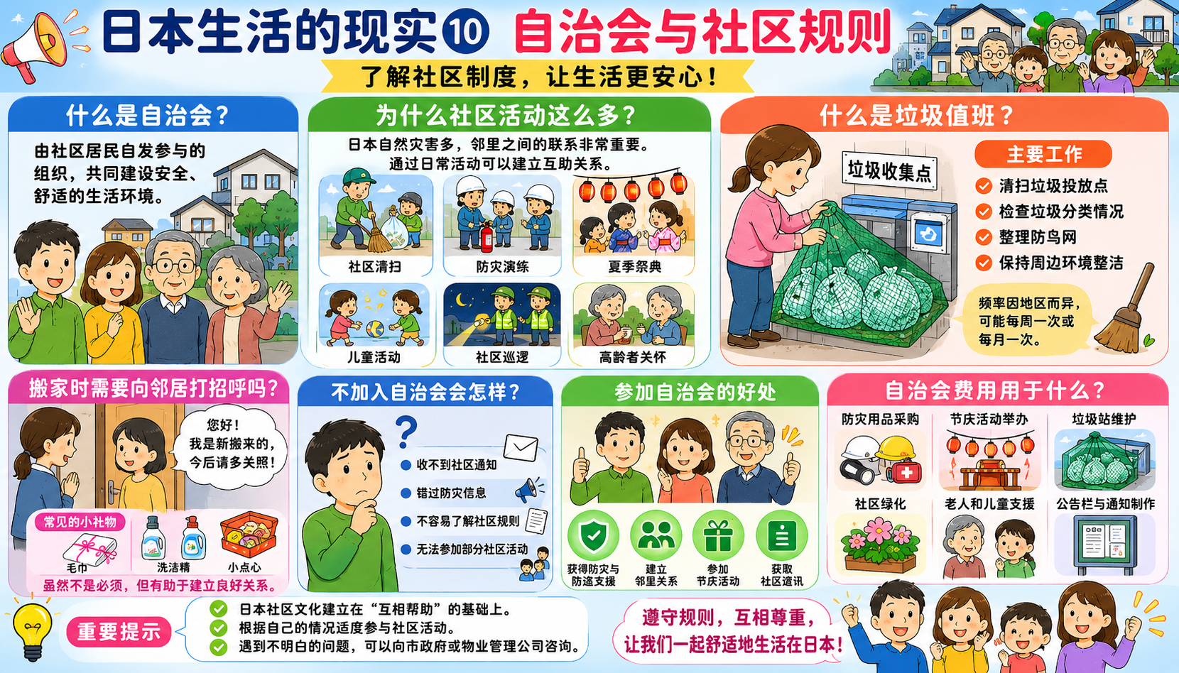 日本生活的现实⑪ 自治会与社区规则