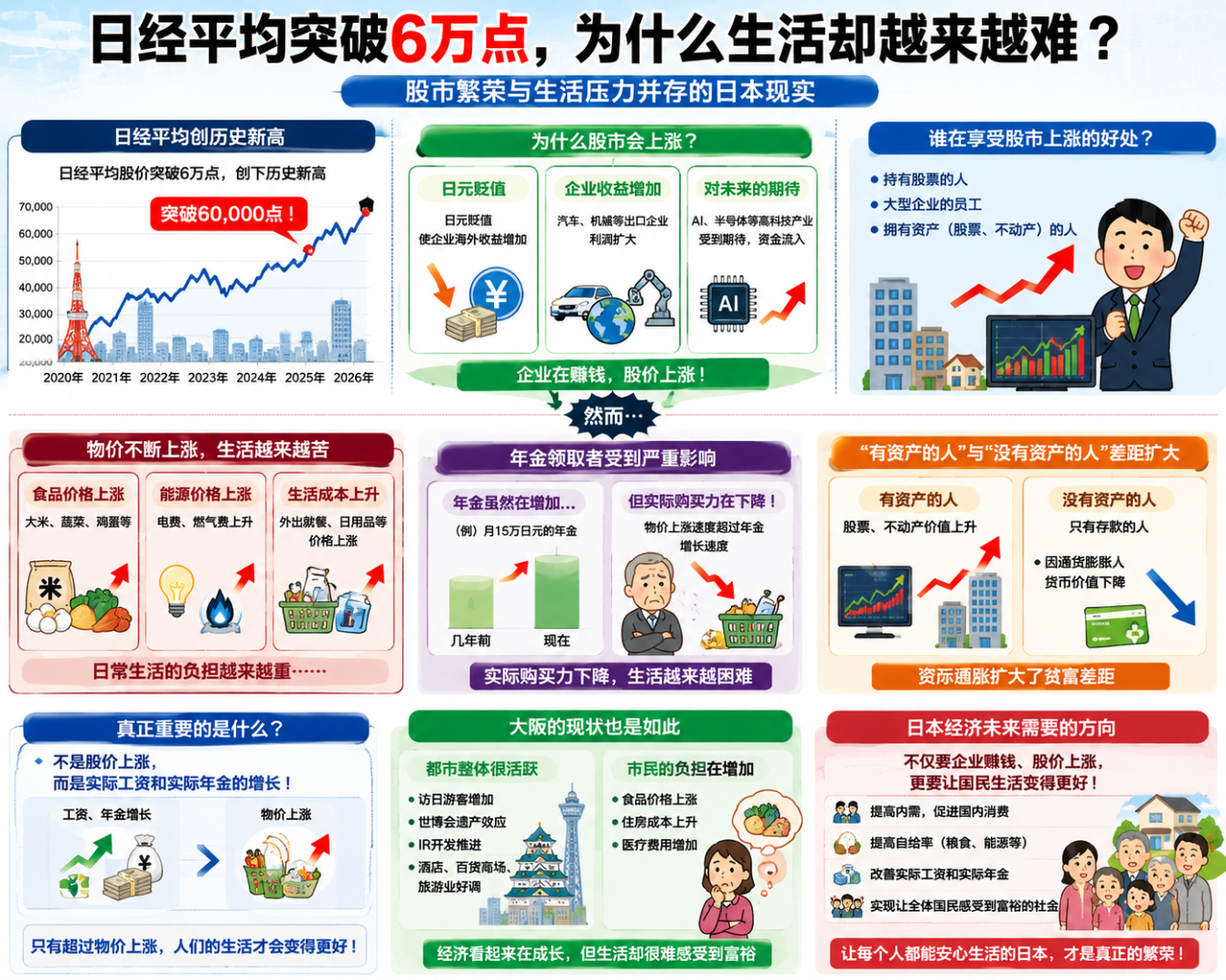 日経平均6万円時代ーー株高と物価高の裏側を考える