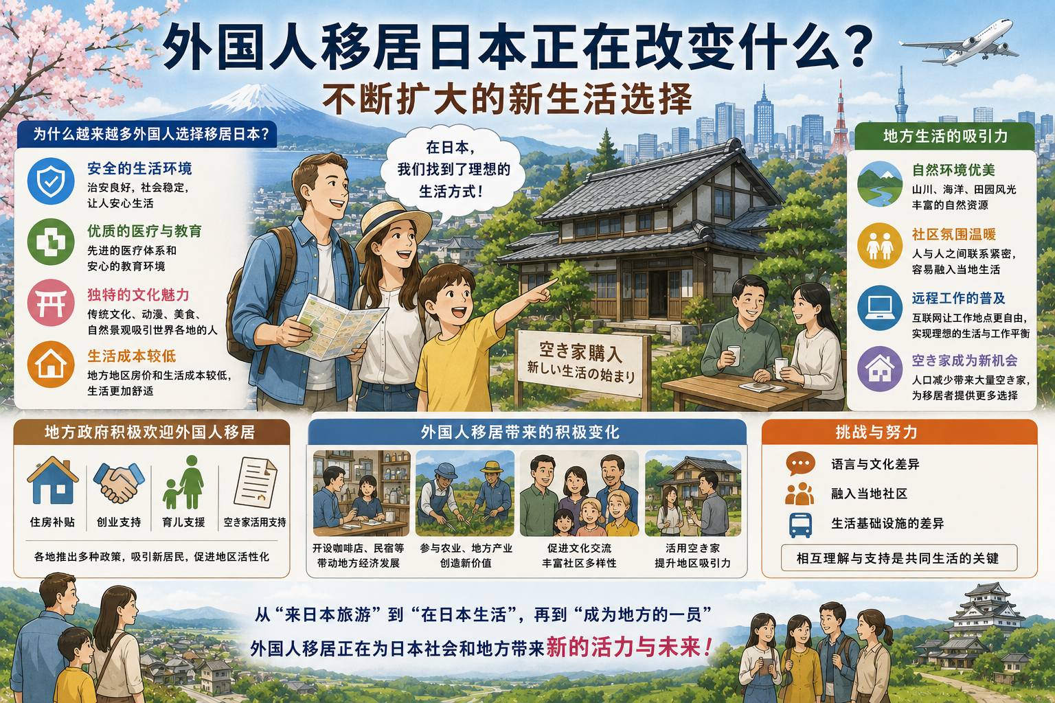 外国人移居日本正在改变什么?不断扩大的新生活选择 外国人移居日本正在改变什么?不断扩大的新生活选择